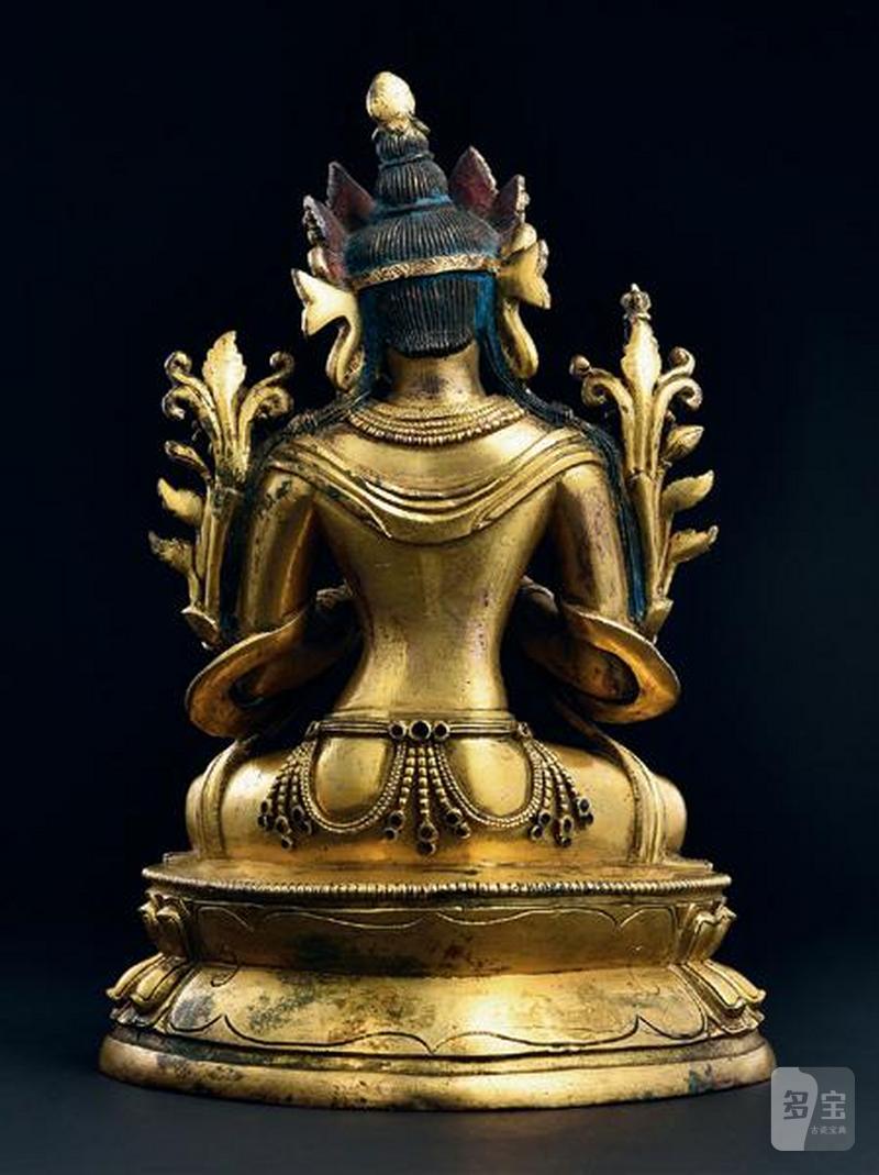 清乾隆（1736-1795年）金刚手菩萨像 - 图3